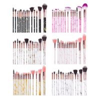 Professional 5-20pcs Makeup Brushes Soft Cosmetic Powder Foundation Eye Shadow Brush Plastic Handle Makeup Tool