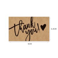 50pcs Custom Pop Up Thank You Cards Labels Thank You for Your Order Business Cards Shopping Card with Logo Printing