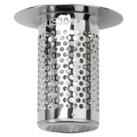 【CC】✳✷  Brand New Drain Strainer Sink Filter Hair Catcher Rust Resistant Basket Waste Plug