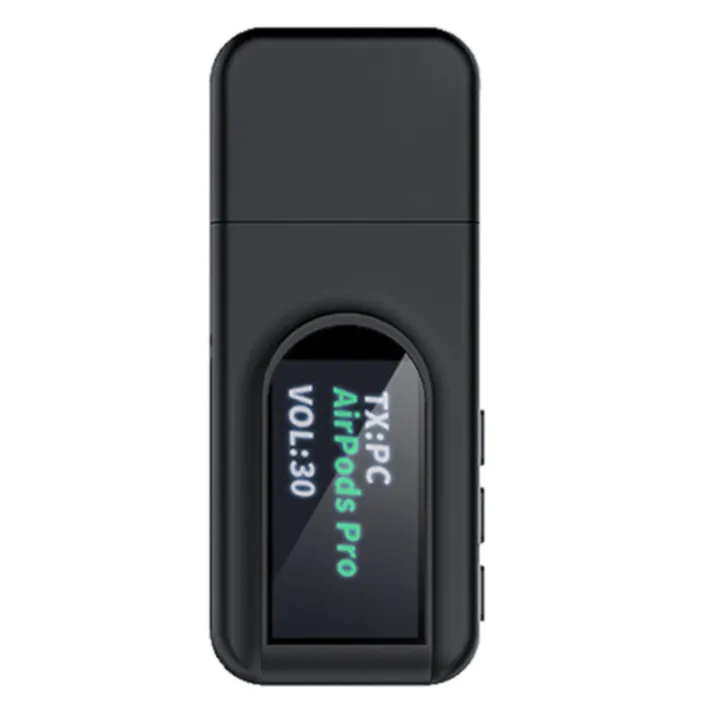 Bluetooth 5.0 Audio Receiver Transmitter with OLED Display 2IN1 Mini