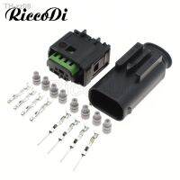 1-20Kit Sets 4Pin TE Male Female Sealed Waterproof Audi Oxygen Sensor AV Video Audio Plug Connector 1-967640-1 For BMW