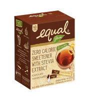 อิควล สารให้ความหวานแทนน้ำตาลจากหญ้าหวาน 40 ซอง Equal Stevia 40 Sticks 7640110704868