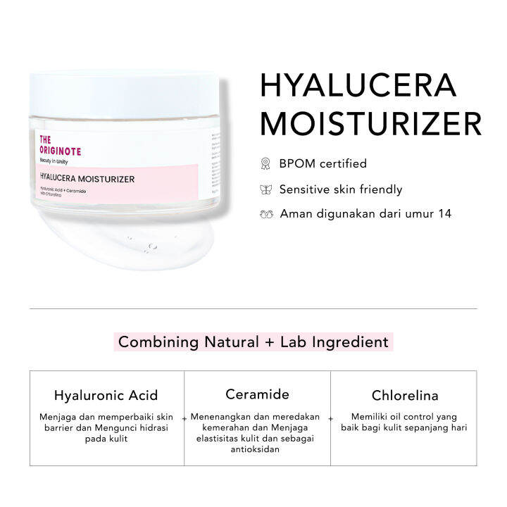 [PreOrder] The Originote Hyalucera Moisturizer Gel 50ml Pelembab