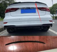 ABS Black Carbon Fiber Trunk Spoiler 2013-2020 for Audi A3 8V Sedan Spoiler A3 spoiler