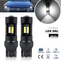 สำหรับ Dacia Duster Hs I Logan L52/K52 Mk2 Mcv 7443 T20 W21/5W Canbus Led กลางวันไฟวิ่ง Drl หลอดไฟ Daylight Dlrs-สัญญาณ- ELEGANT