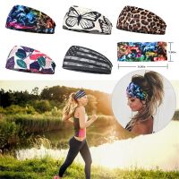 【cw】 Women WideYoga Headband Stretch Hairband Elastic Ladies Hair Turban SportSweatband Outdoor Gym Hair Band ！