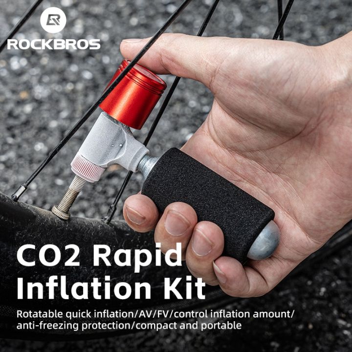 bike co2 inflator with gauge