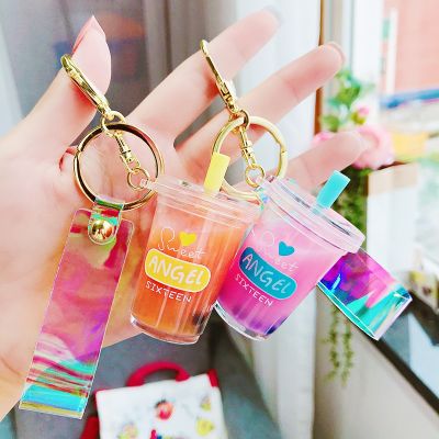 【YF】✵  Chain Language Cartoon Student Decompression  Keychain