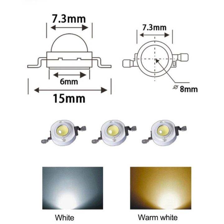 หลอดไฟ-led-tzt-led-1-10-ชิ้น-หลอดไฟ-led-1w-100-120lm-หลอดไฟ-led-ic-smd-โคมไฟแสงกลางวันสีขาว-อบอุ่นสีขาวแรงสูงลูกปัดโคมไฟ-led-1w