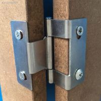 ☇▲㍿ Concealed Door Hinges Bisagras Heavy Duty Invisible Hidden Hinges 2 InchFolding Hinge for Kitchen Cabinet Door Wooden Door 경첩