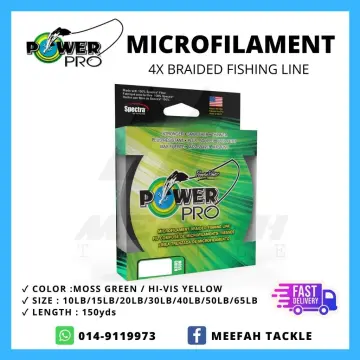 NEW Power Pro Braided fishing line 40LB. 150YDS Moss Green Spectra