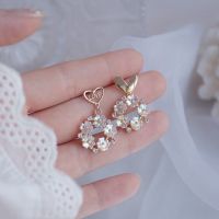 iris flower - morning.earrings