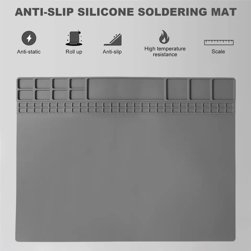 Silicone Mat Solder Mat Solder Pad, Soldering Mat Anti Static Mat