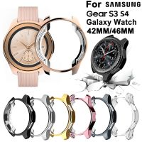 เคสนาฬิกานุ่มสำหรับเกียร์ S3 Galaxy Watch 46มม. 42มม. ฟิล์มฝาครอบป้องกันรอบด้านกล่องกันกระแทกป้องกันรอยขีดข่วน