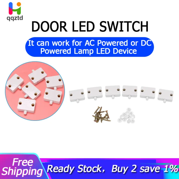 6Pcs Door Led Switch for Closet Light,Normally Closed