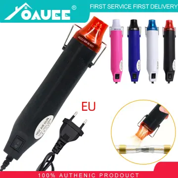 230V Electric Heat Gun 300W Power Heat Blower Fast Heat Portable with  Supporting Seat for DIY Shrink Plastic Rubber Stamp