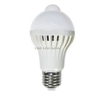 ไฟ Led Pir ไฟ Led เซ็นเซอร์ตรวจจับเคลื่อนไหว E27ปลั๊ก220V 110V 5W 7W 9W 12W ขาวบอดี้อินฟาเรด Pir สีขาวเสียงขาว