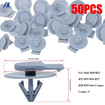 Fastener คลิปล้อ Arch Trim คลิป Fasteners รถพลาสติก Rivets สำหรับ BMW Mini R50 R52 R53 R55 R56 One Cooper S D Roadster