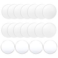 36 Pcs Clear Acrylic Disc 4 Inch Circle Acrylic Sheet Thick Circle Acrylic Rounds Blanks Acrylic Panel for DIY Crafts