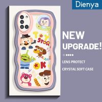 Dienya เคส A31ปลอกสำหรับ Samsung ลายการ์ตูนน่ารักนาซ่าบัซไลท์เยียล์ใหม่ Colour Macaron โบกเคสมือถือกันกระแทกแบบใสนิ่มฝาครอบป้องกันกล้องซิลิกาเจลที่สร้างสรรค์