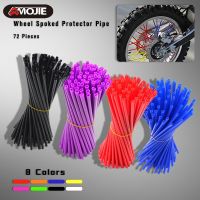 72pcs Motorcycle Dirt Bike Wheel Rim Spoke Skins Covers Wrap Tubes Decor Protector Kit For Honda CR CRF 125 250 450 230 F R X RX