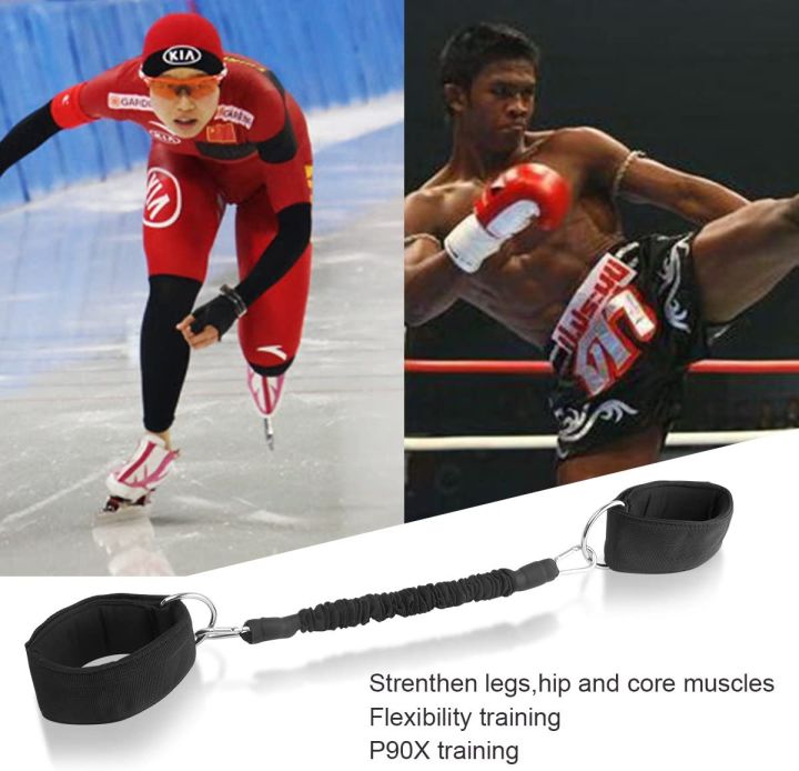 สายรัดป้องกันขาแข็งแรงสายรัดข้อเท้าสำหรับฝึกความเร็วว่องไวสำหรับวิ่งเทควันโดเล่นสเก็ตออกกำลังกาย