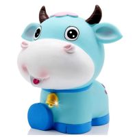 Cute Cow Coin Piggy Bank Shatterproof Piggy Bank for Kids Creative Money Toy Decorative Saving Adorable Figurine