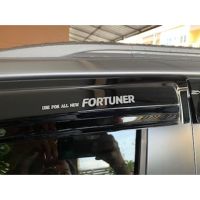 ส่งฟรี กันสาด/คิ้วกันสาด Fortuner 2015-2020 สีดำ ทรงMugen อะไหล่ยนต์ ของแต่งรถ