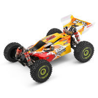 (+ 2แบตเตอรี่ทังคับ) 75กม./ชม. Wltoys 144010 1/14 2.4G 4wd รุ่นรถบังคับไร้แปรงถ่านความเร็วสูง【cod】