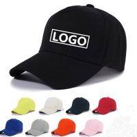 Custom Embroidery Logo Baseball Cap Washed Cotton Dad Hat Trucker Adjustable DIY Work Party Cap Sun Chef Hat Men Women OEM