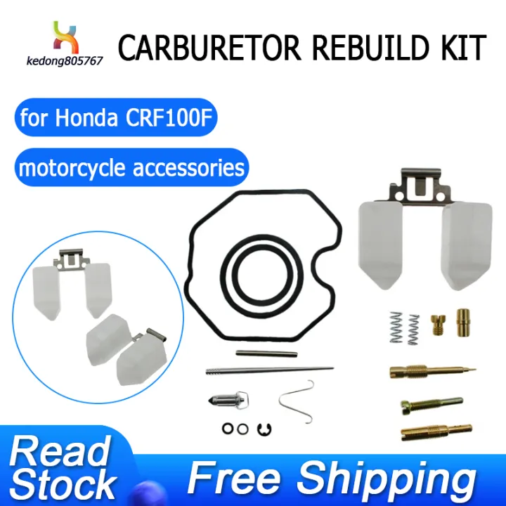 New Carburetor Repair Rebuild Kit Fits Honda XR100 XR100R XR200 XR200R Carb - Foto 7