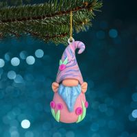 Car Hanging Decorations Stone Christmas Acrylic Gnome Ornament 2022 Pendant Christmas Tree Ornament Glass Window Panel