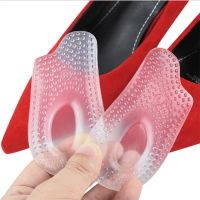 1Pair Soft Silicone Gel Insoles Heel Cushion Soles Pain Relief Protectors Spur Support Shoe Pad Feet Care Heel Foot Pads Shoes Accessories