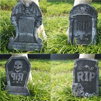 【HOT】❁❍✗ 1pc Foam Decorations for Grave Bat Supplies Accessories Horror Props Rip Tombstone