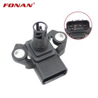 FONAN ความดันสัมบูรณ์ร่วมคุณภาพสูงแผนที่เซ็นเซอร์สำหรับ Opel Astra J P10ดีเซล2010-2015 97381191