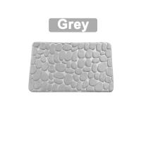 Cobblestone Embossed Bath Mat Bathroom Non-slip Carpets In Wash Basin Bathtub Side Floor Rug Shower Room Doormat Memory Foam Pad