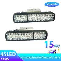 NJ ไฟโปรเจคเตอร์ 135 วัตต์ LED ความสว่างสูง ไฟหน้ามอเตอร์ไซด์ 12V24V สกูตเตอร์ สีขาว รถจักรยานยนต์ไฟตัดหมอกทำงานไฟสปอร์ตไลท อะไหล่รถมอเตอร์ไซค์ ของแต่งมอไซค์ ส่งฟรี