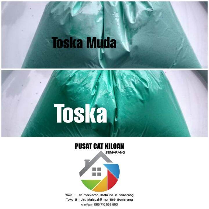 Cat tembok Acrylic warna Tosca Muda / Tosca Tua | Lazada Indonesia