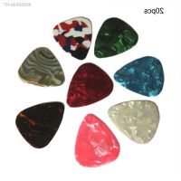 ✲☸✣ 20 pieces 0.46/0.71 mm Celluloid Guitar Pick Mediator for Acoustic Electric - 20 Colors Custom