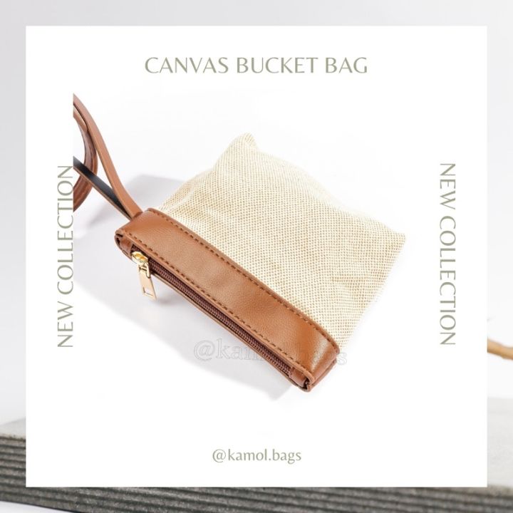 canvas-bucket-bag-เอาใจสาวๆ-จุของเยอะ-ใส่-ipad-ก็ได้-น้ำหนักเบา-ใส่ไปเที่ยวไปไหนก็ชิวๆ-kamol-bags