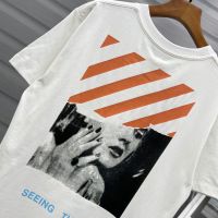 Classic Marilyn Monroe off short sleeve whiteˉ T-shirt tape OW men and women with the same coupleTH