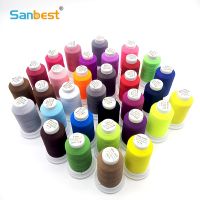 【YD】 Sanbest Matt Embroidery Thread 1000M for Janome Babylock Polyester Machine Threads