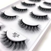 5 pairs makeup eyelashes soft fluffy lashes false eyelashes dramatic 3d mink lashes lash extension make up cilio faux cils E-08