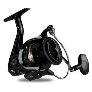 Fishdrops Máy Câu Cá Quay, 5 + 1BB Chống Đảo Ngược Với Tay Cầm Vàng Có Thể