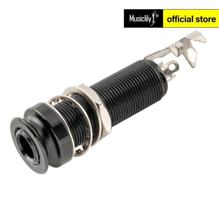 Musiclily Pro 1/4 Inch Mono/Stereo Endpin Output Jack Strap Button