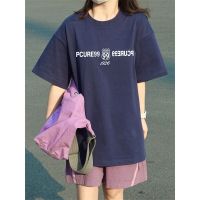 ∈✽ Leisure suits female in the summer of 2023 the new cotton short sleeve shorts ins school running two-piece wind