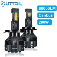 H7 HB3 Canbus LED ไฟหน้ารถ LED 200W LM H1 H8 H4 9005 9006 HB4อัตโนมัติหลอดไฟ LED พลังงานสูงไฟตัดหมอก6000K 12V