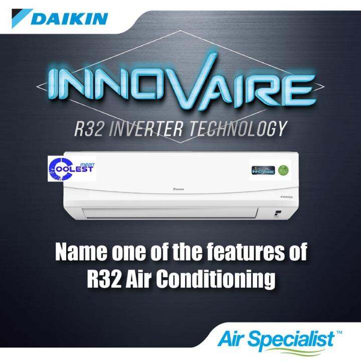Daikin Innovaire 2.0hp Inverter Wall Mounted Air Conditioner FTKG50QV1L