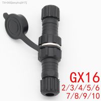 ◙❄∋ 1PCS GX16 Even Joint waterproof aviation plug 2/3/4/5/6/7/8/9/10 pin sensor encoder connector welded connector socket