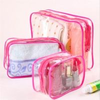 【CC】 3pcs Transparent Organizer Makeup Beautician Toiletry Make Up